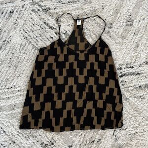Black & Brown Racerback Tank